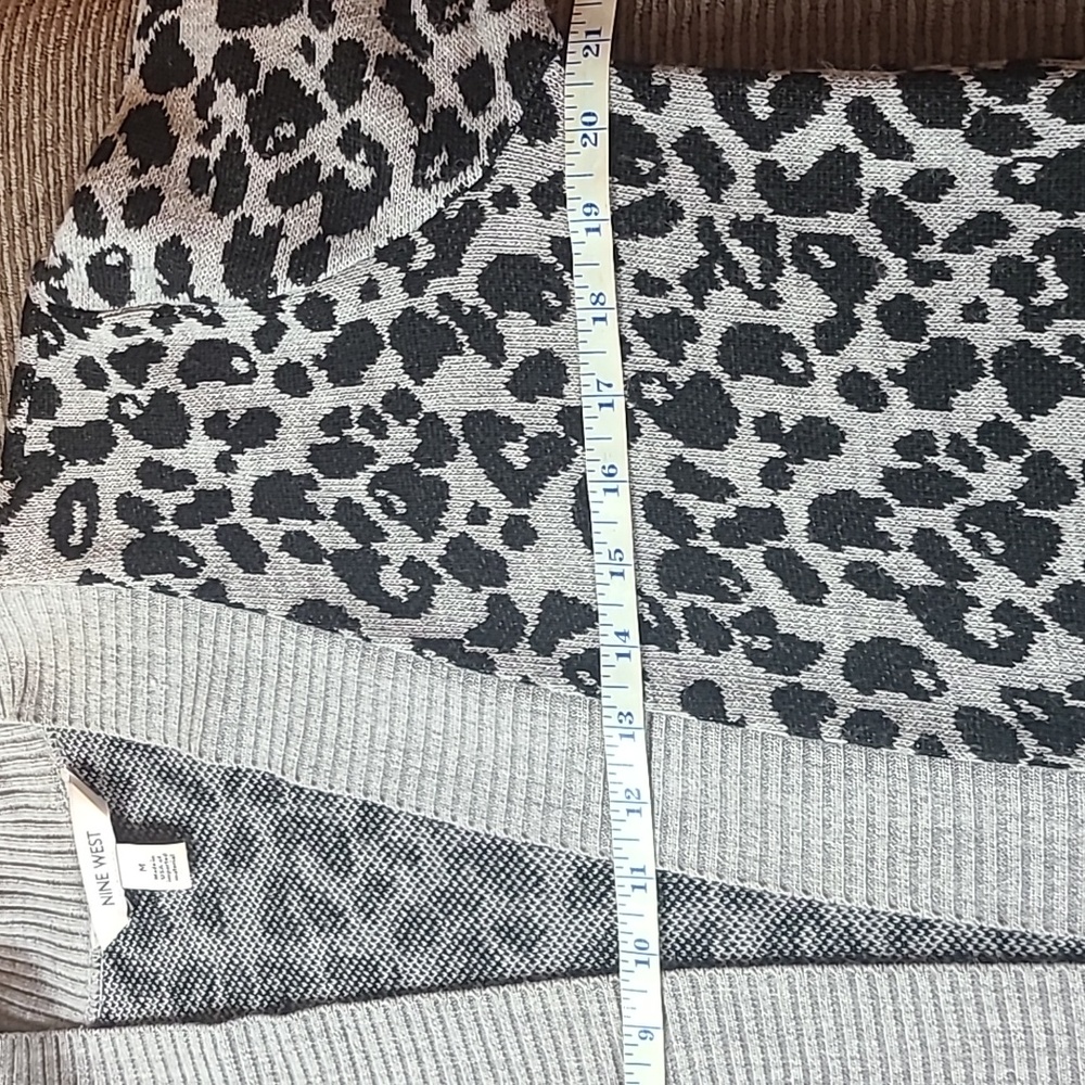 Nine West Animal Print Cardigan - Picture 9 of 11